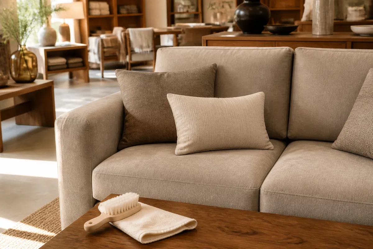 Entretenir un canapé en microfibre
